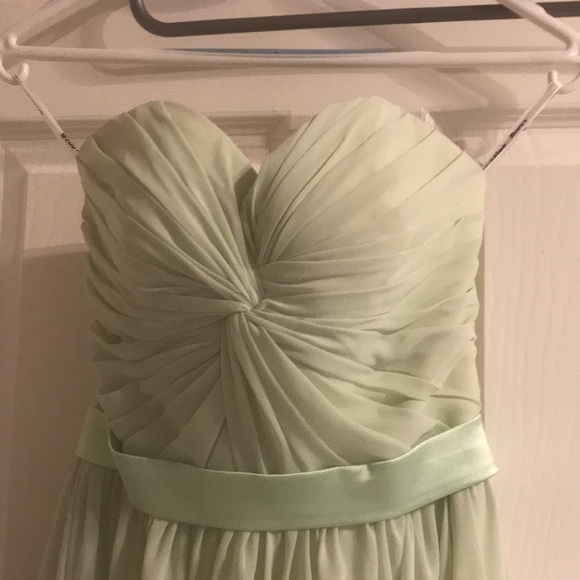 special occasion long sage green dress - Picture 6 of 6